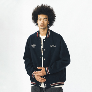 714street日系棒球服男情侣复古潮牌夹克2022新款 休闲外套 春秋季