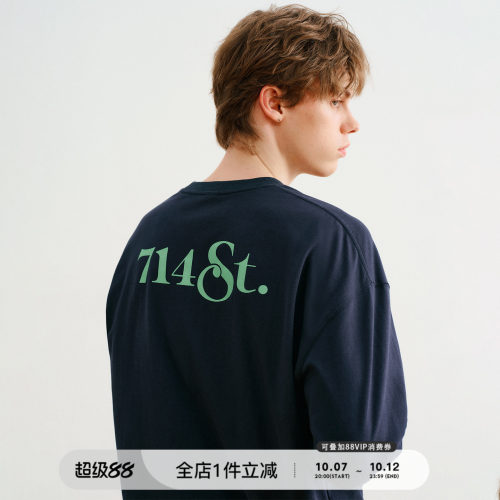 714street前后LOGO印花长袖