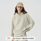 新款 连帽卫衣男女同款 帽衫 714street麂皮绒2024秋季 美式 复古上衣