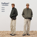 714street 户外三防厚夹克男2025秋冬宽松摇粒绒感外套 两面穿