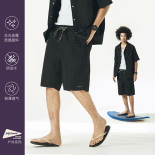 日系五分裤 户外运动裤 男女2024新款 714street潮牌防水休闲短裤