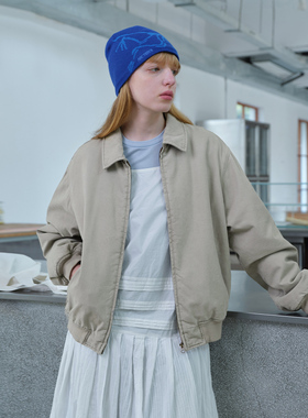 714street纯棉水洗做旧翻领夹克25秋冬复古羊羔绒cleanfit外套男