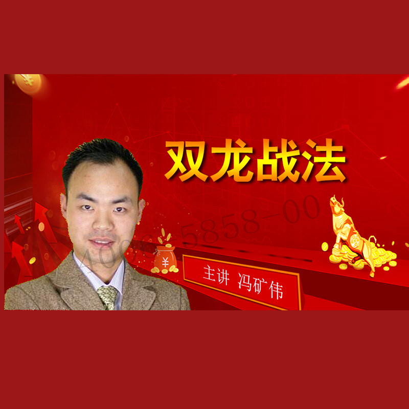 正版包票  冯矿伟 双龙战法 视频课程非dvd