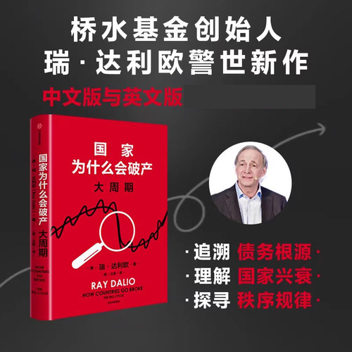 【赠思维导图 解读本】国家为什么会破产 达利欧  桥水基金创始人原则作者 中信出版社