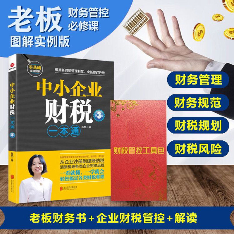 正版中小企业财税一本通聂桃著老板财务书企业财税管控全套资料U盘版