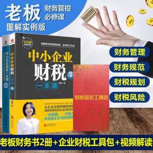 财务管理全2册财税工具包U盘版 正版 中小企业财税一本通中小企业财务一本通非财务人员