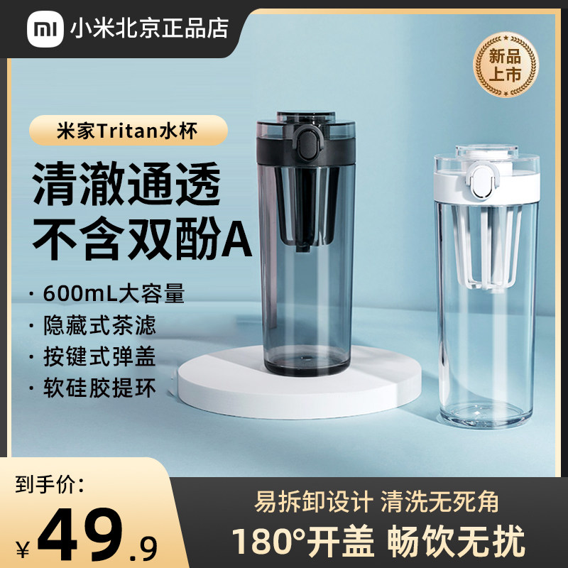 小米米家Tritan水杯户外随身杯男女款杯子便携式运动杯有盖手提环属于什么档次？