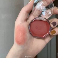 Nhật Bản CANMAKE 井田 梦幻 胭脂 Môi và má với nước Run Mousse blush cream số 16 - Blush / Cochineal má hồng peripera