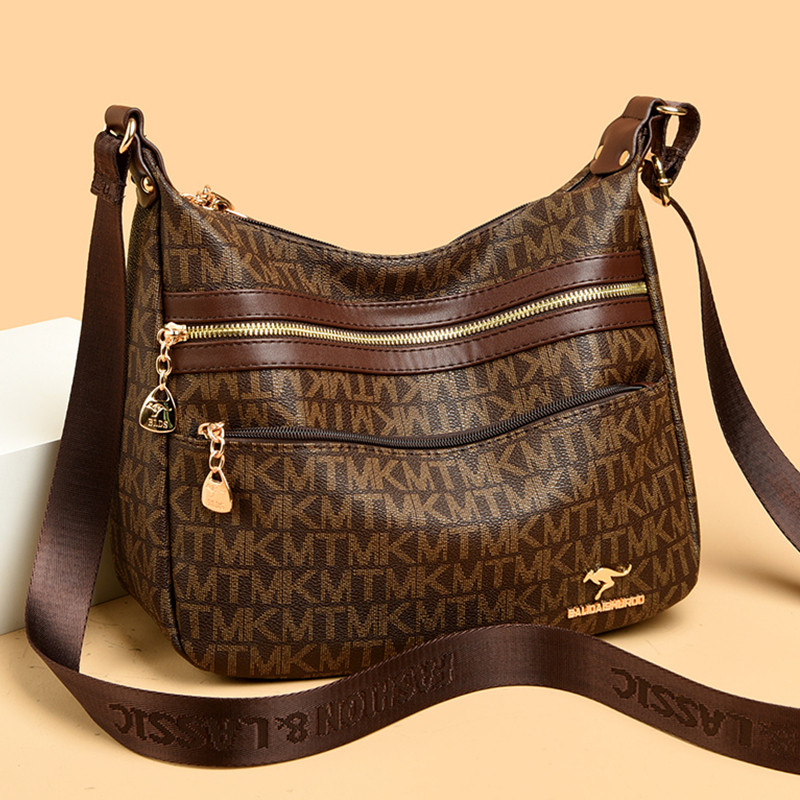 头层牛皮单肩斜挎包女软真皮中年妈妈包百搭欧美时尚2025新款潮流,箱包皮具/热销女包/男包,通用款女包,淘宝优惠券,粉丝福利购,淘宝优惠卷