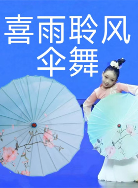喜雨聆风伞舞蹈伞人间烟火道具伞