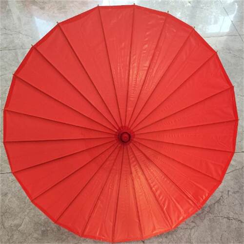 舞蹈伞道具纯色纸伞绘画伞跳舞伞