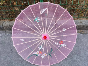 演出道具舞蹈伞透明伞广场舞烟雨行舟跳舞伞民族风表演古典工艺伞