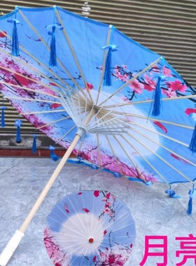 古风演出回娘家流苏花瓣伞舞伞伞