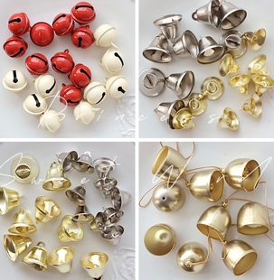 饰配件公主蜜语 3cm黄铜铃铛金属风铃挂件圣诞新年diy装