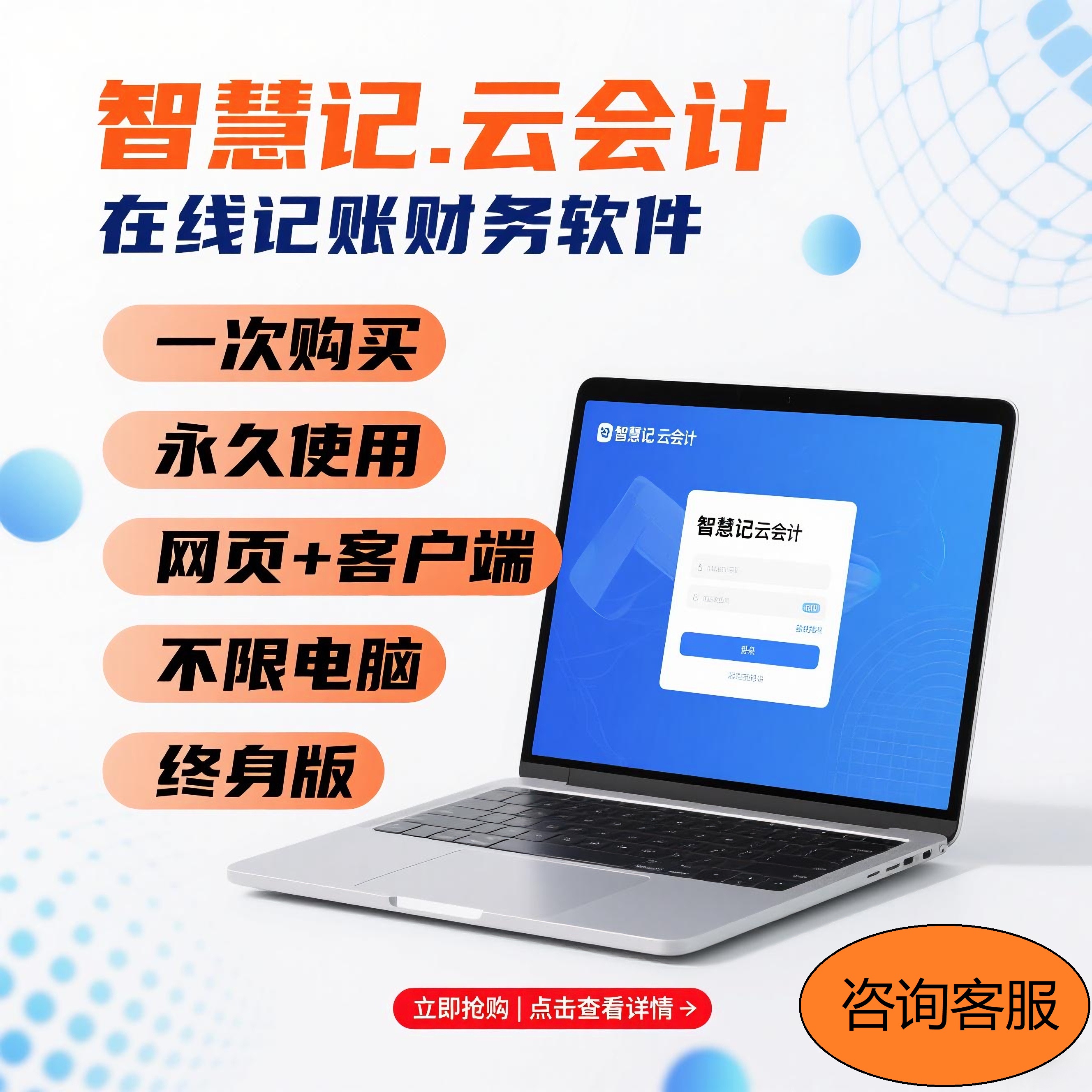 智慧记网页版财务软件买断终身版