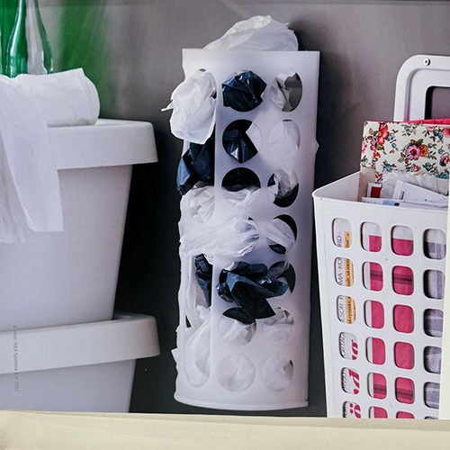 瓦瑞拉塑料袋抽取盒家用收纳架子