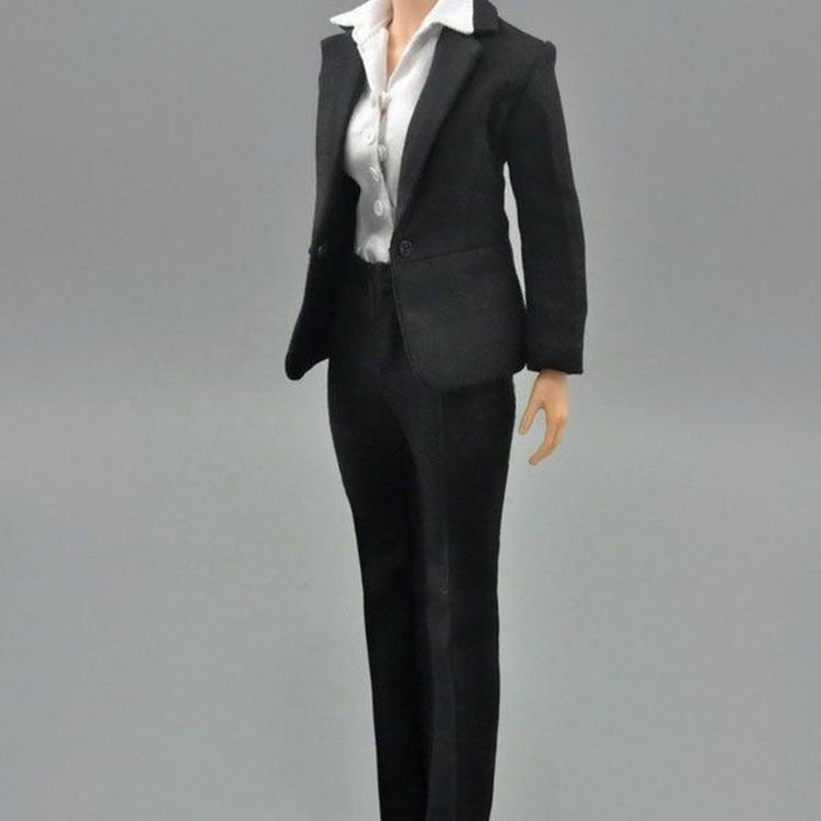 女兵人ZYTOYS黑色西装潮流1/6