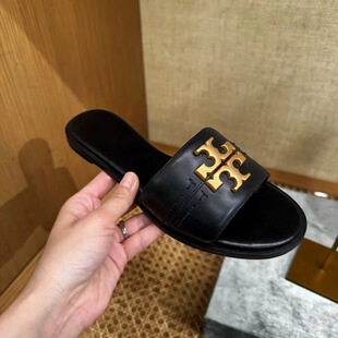 外穿拖鞋女士轻奢风舒适露趾一字拖夏季凉拖高档女拖外穿平底大码