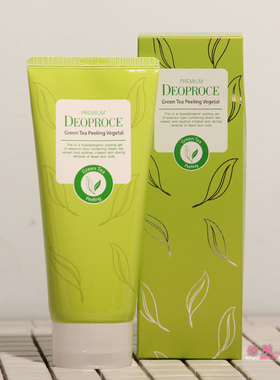 韩国三星迪戈内斯DEOPROCE绿茶保湿去角质死皮啫喱深层清洁提亮
