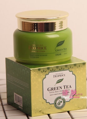 韩国迪戈内斯DEOPROCE绿茶面霜保湿补水控油收毛孔提亮紧致弹力