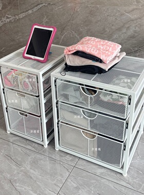 派雅家居 金属收纳架 三层储物架 滑轨拉篮 定制衣柜拉篮 收纳架