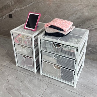 派雅家居 金属收纳架 三层储物架 滑轨拉篮 定制衣柜拉篮 收纳架