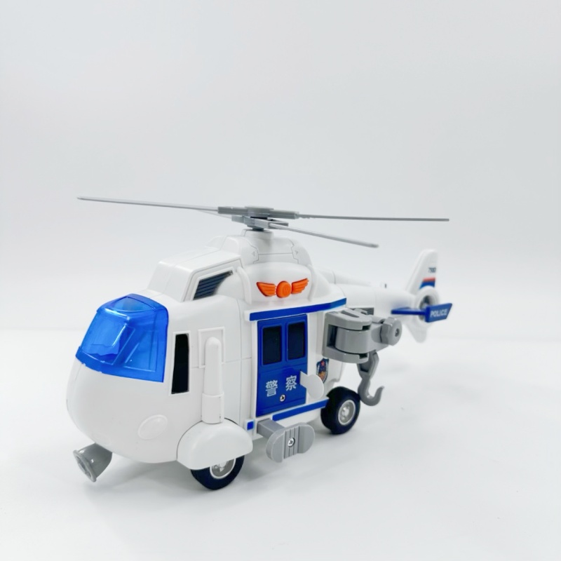 直升机文艺车玩惯性声光玩具礼盒