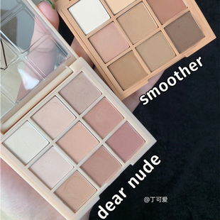 韩国3CE九宫格眼影盘9色花火盘西柚盘奶茶色dearnude哑光overtake