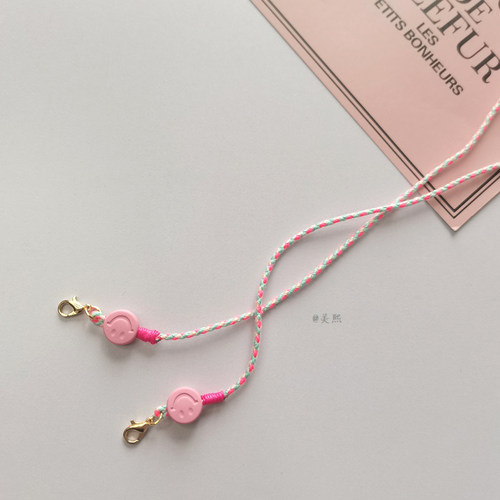 ins眼镜链新款荧光彩色绳子防丢