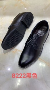 新款绑带商务男皮鞋Men's casual leather shoes，包邮