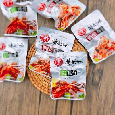 澳泰曼特好吃糖醋排骨500g酱排骨温州特产卤味零食散称小包装食品