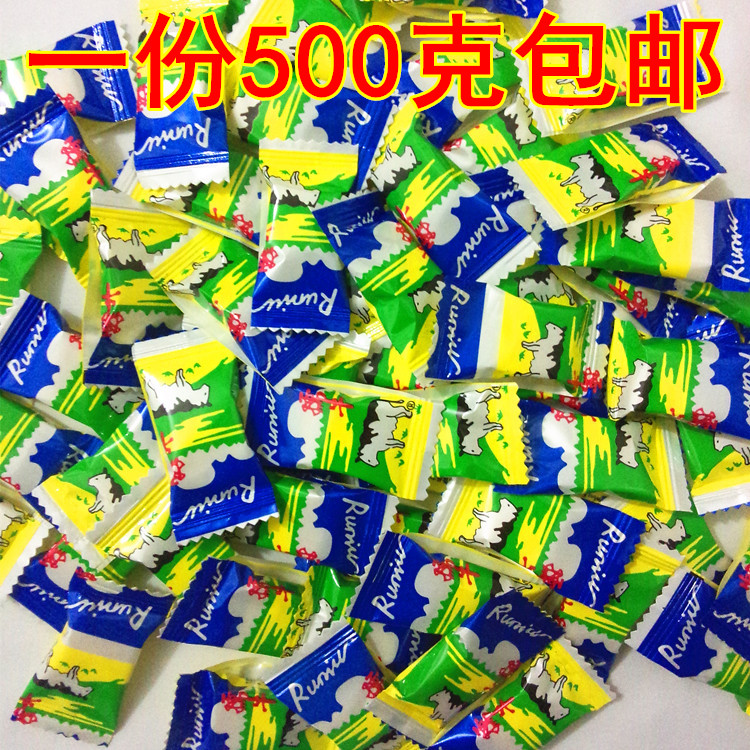 包邮正宗孺牛鲜奶糖 童年经典回忆孺牛奶糖一份500克 嚼出回忆