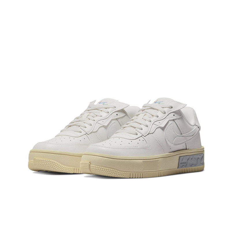 老东西 nike air force 1 浅灰解构空军一号女低帮板鞋dh1290-002
