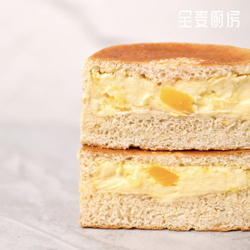 杨枝甘露大颗果粒奶酪大鼓欧包夹心面包车轮饼粗粮代早餐健康营养