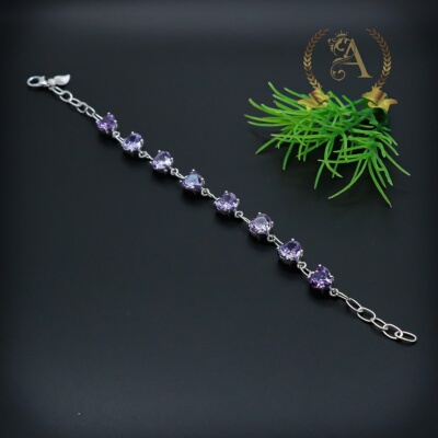 坦桑石手链925纯银手工银饰手链