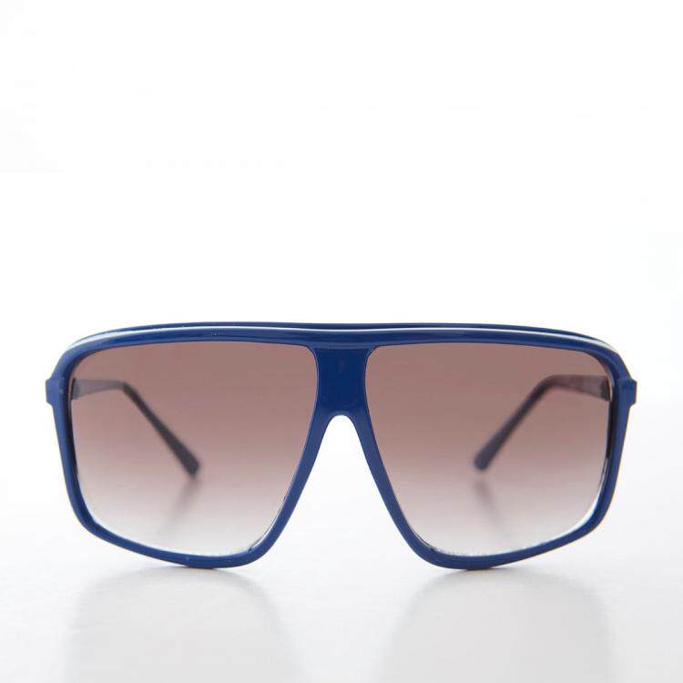 海外代购Aviator◇古着彩色大型方形中性飞行员条纹运动太阳眼镜