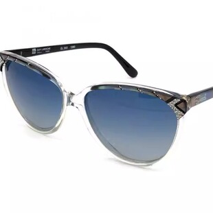 美国代购Glasses㊣ 古着80年代收藏彩色镜框蓝色镜片偏光太阳眼镜