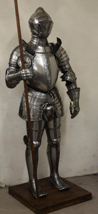 海外代购Knight◇手作中世纪欧洲战斗骑士可穿戴全盔甲铠甲套装