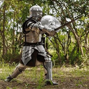 美国代购Armor◎手作经典复古中世纪骑士Cosplay带盾牌可穿戴盔甲