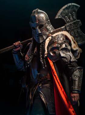 乌克兰代购Armor◇手作矮人战士胸甲骑士护腕头盔LARP盔甲套装