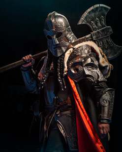 乌克兰代购 Armor◇手作矮人战士胸甲骑士护腕头盔LARP盔甲套装