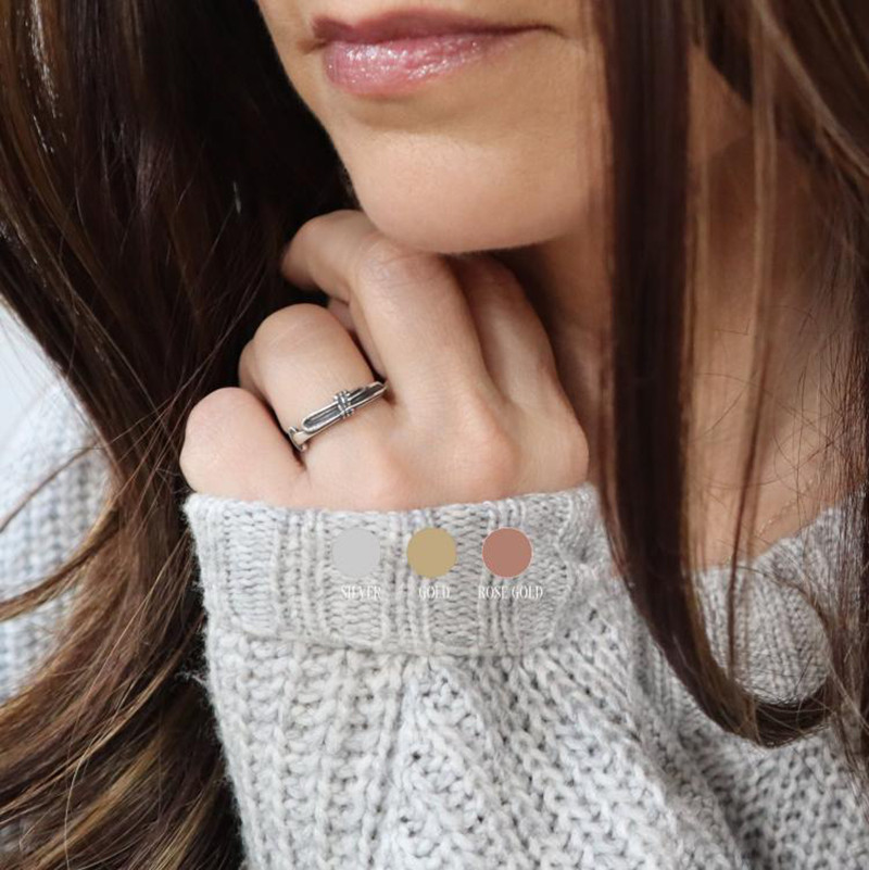 美国代购Trumpet◇手作趣味小号小喇叭乐器音乐家礼物镀纯银戒指