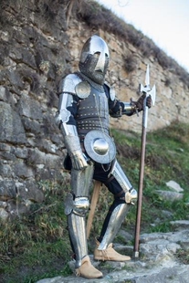 甲不锈钢皮革盔甲cosplay男装 手作复古全装 Armor㊣乌克兰代购