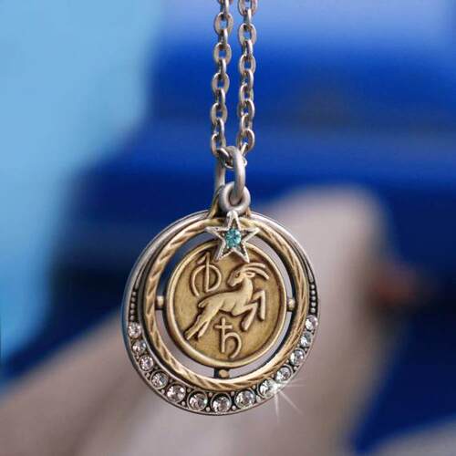 摩羯座五角星水晶生日礼物项链