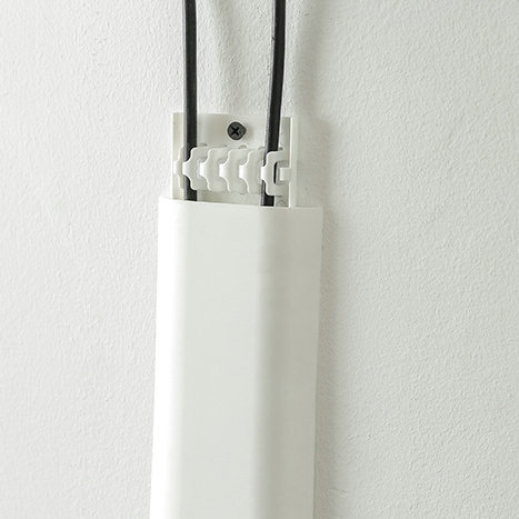 电脑电线遮条墙壁集线器收纳理线装置网线电视机线缆遮挡器