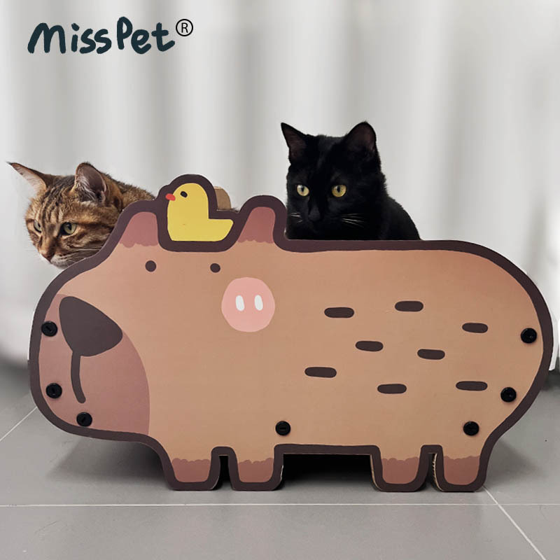 misspet猫抓板卡皮巴拉猫玩具