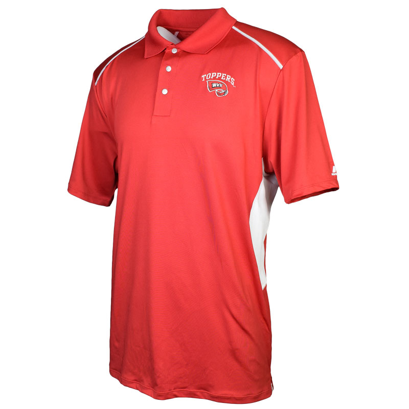 好货美国速干POLO男女快干透气防臭防晒UPF30翻领短袖T恤红色情侣