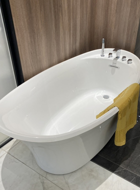 德国贝朗卫浴BRAVAT卫生间独立浴缸贵妃浴缸浴盆洗澡盆B25748