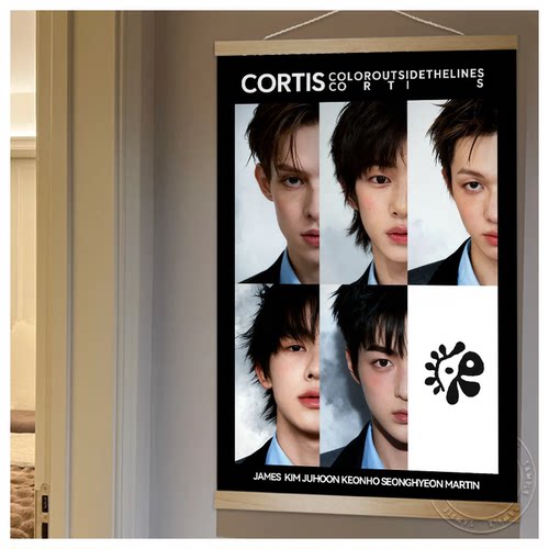 韩娱cortis马丁个性海报挂画学生宿舍墙面装饰男团安乾镐应援周边