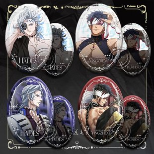 哈迪斯吧唧终末的女武神秦始皇周边椭圆徽章二次元谷子学生挂饰